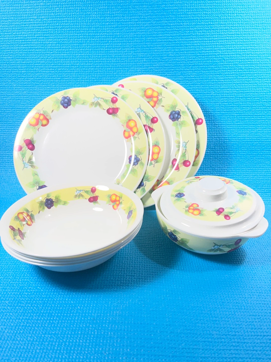 9-Piece  Melamine Dish Set - Shatterproof Outdoor/Patio - photo 5