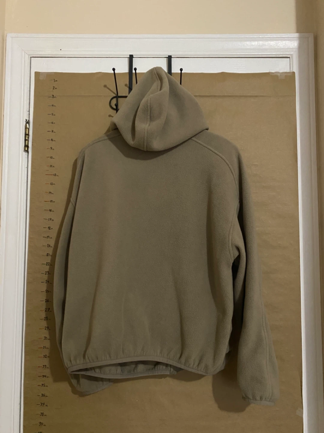 Tan Fleece Zip-Up Hoodie - photo 2