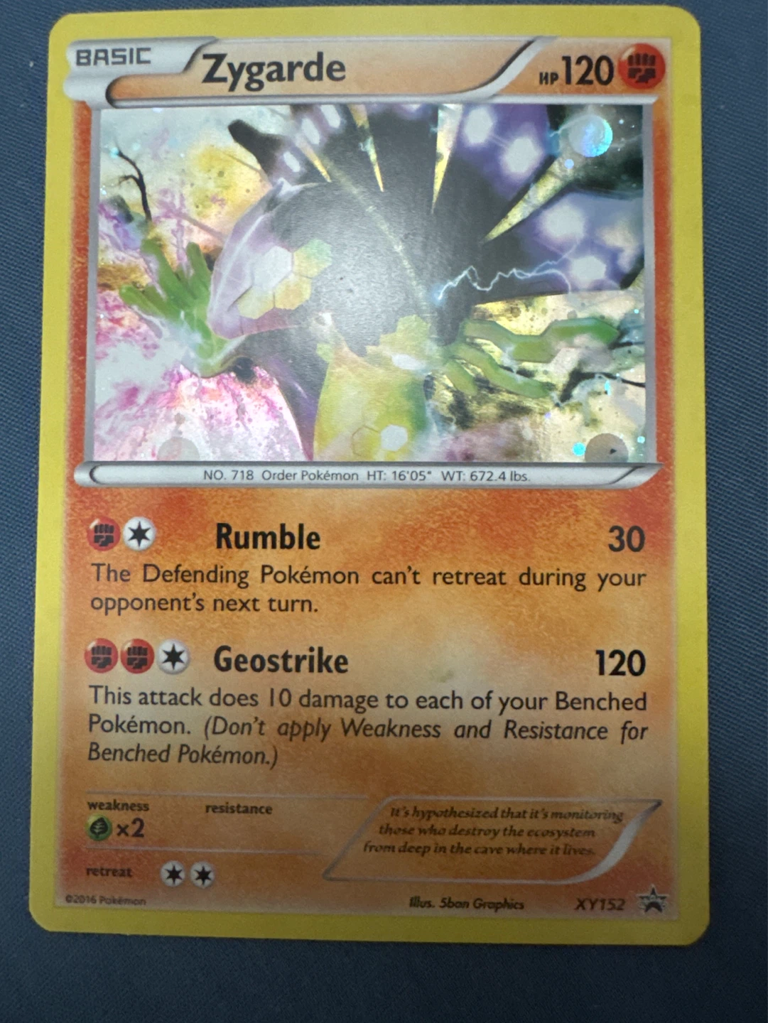 Zygarde #XY152 Pokemon Promo