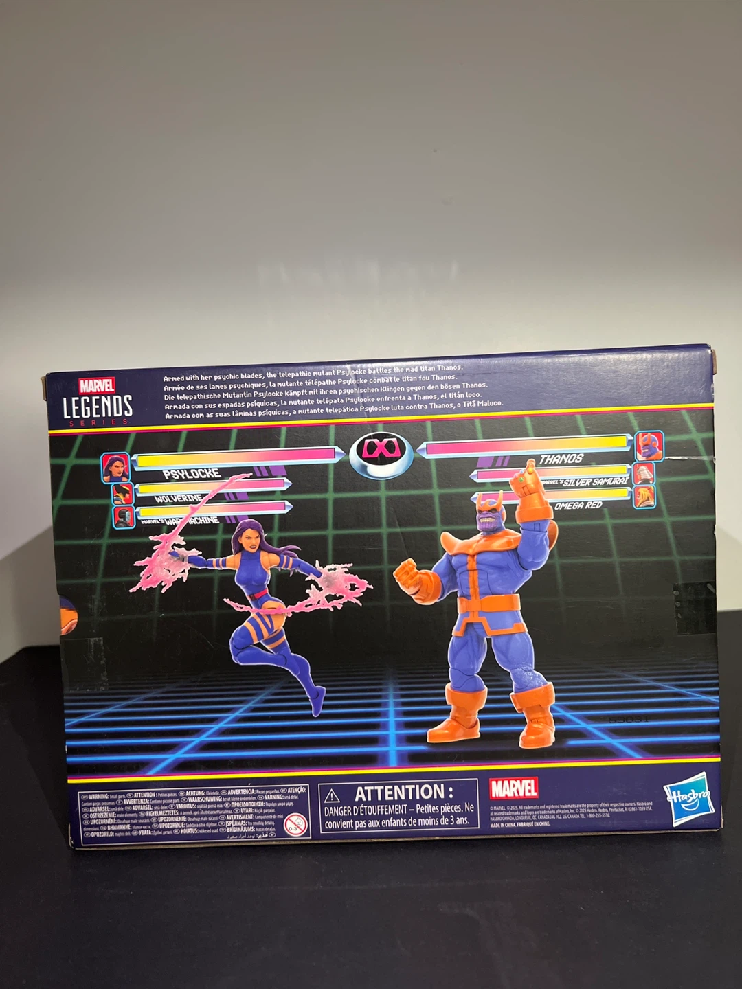 Marvel Legends Gamerverse Psylocke vs. Thanos Action Figure Set - photo 4