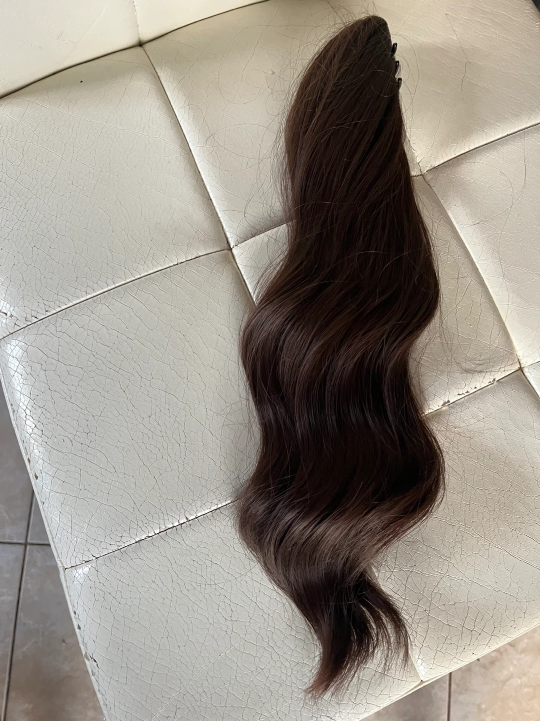 Dark Brown Clip-In Hair Extension 13 inches