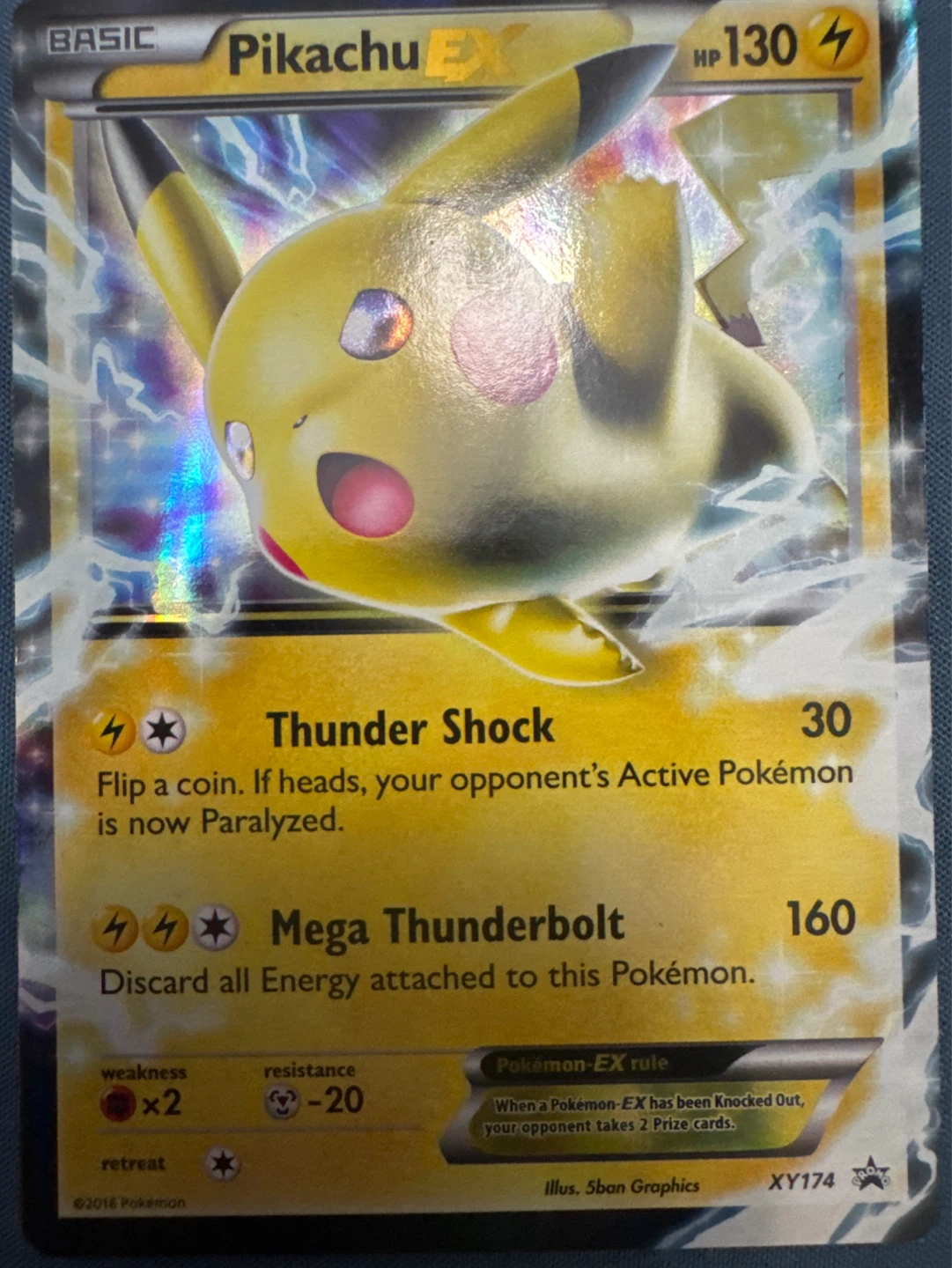 Pikachu EX #XY174 Pokemon Promo