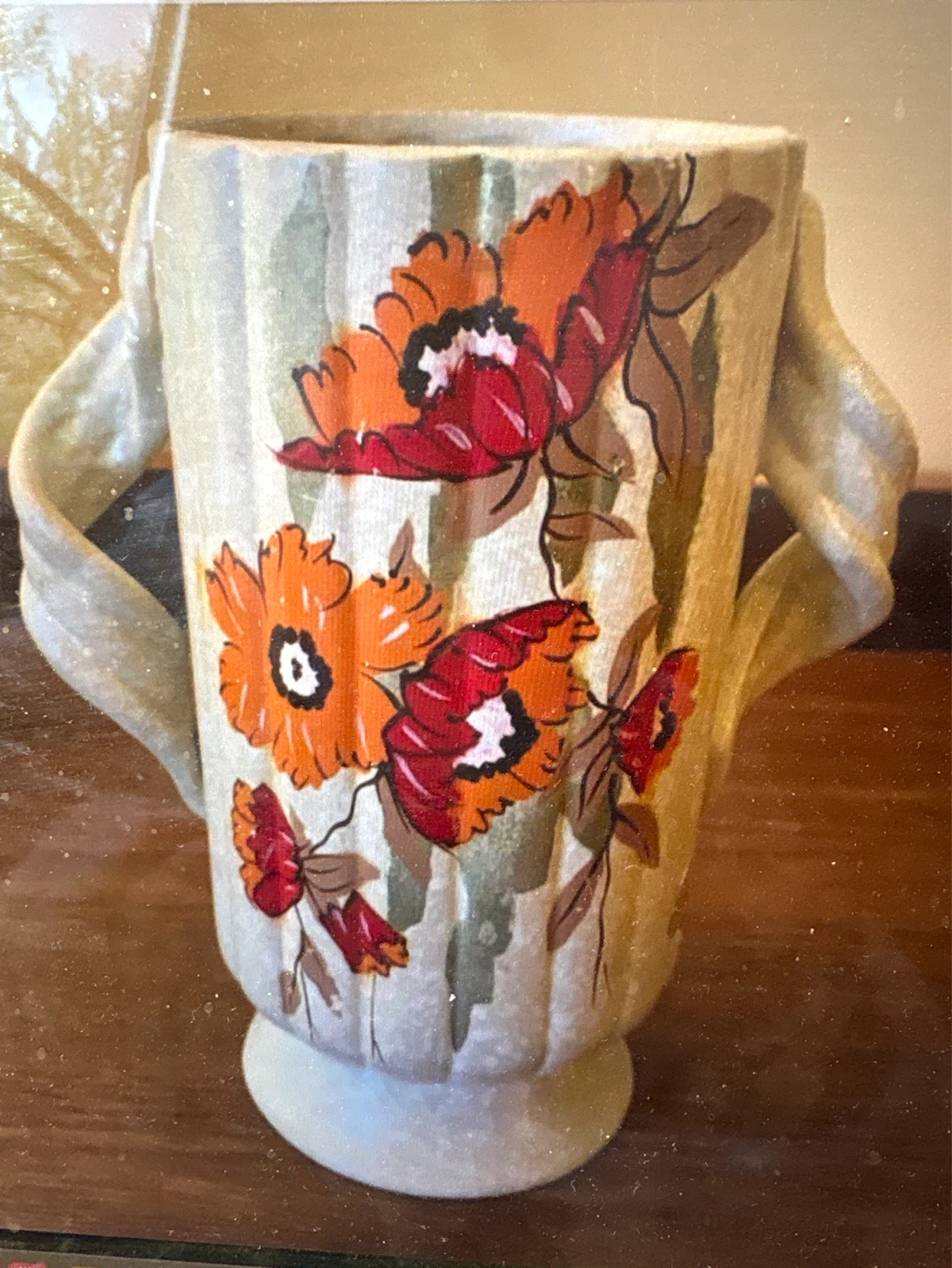 Vintage Floral Vase