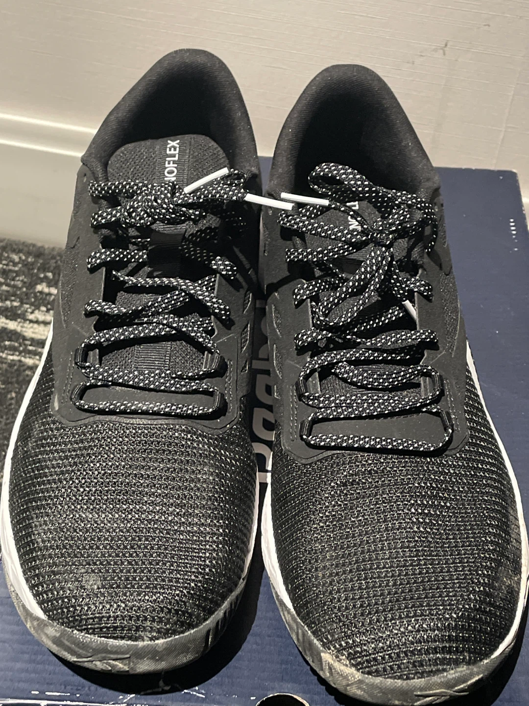 Reebok Nanoflex TR Training Shoes - Black/White - Size 11.5