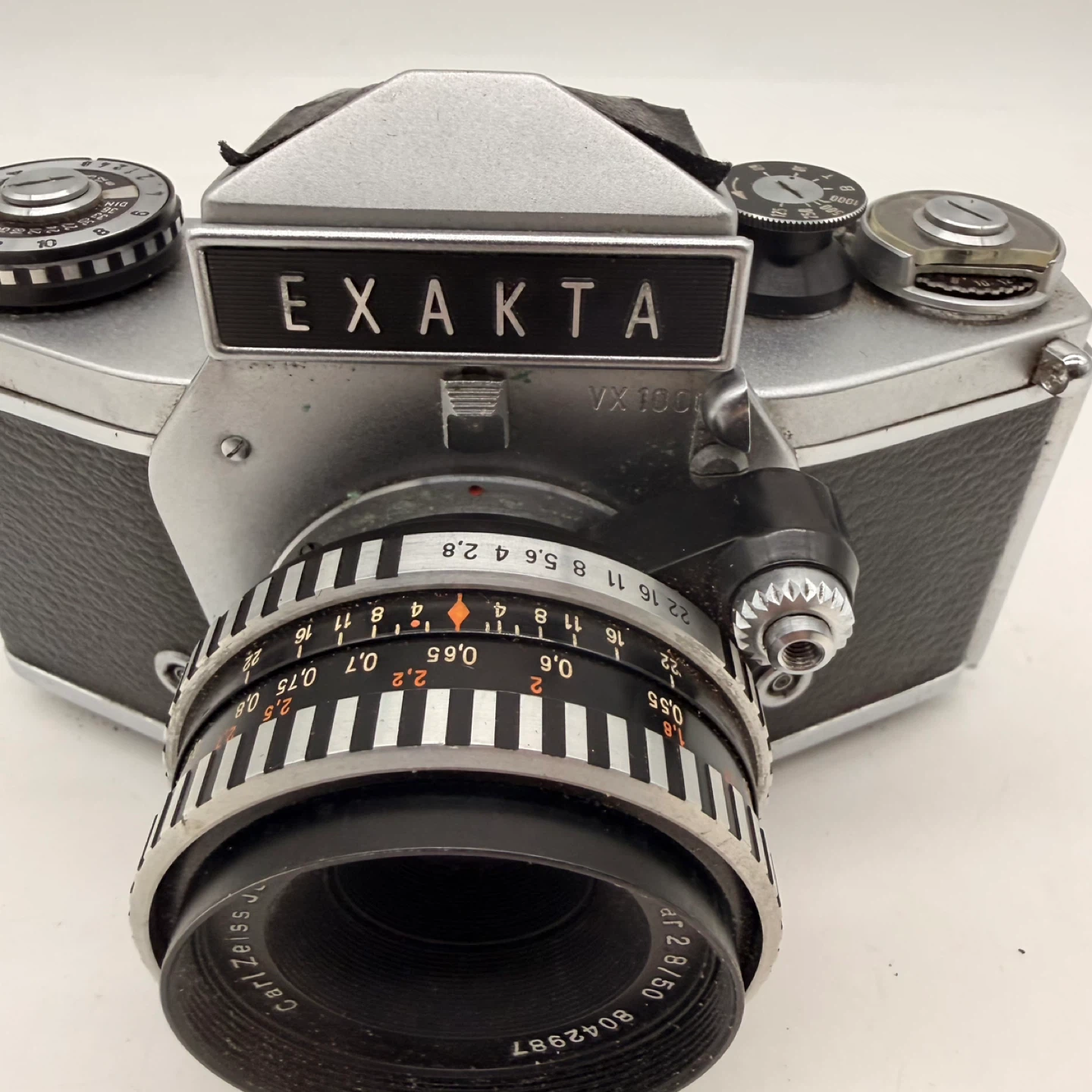 Exakta VX 1000 35mm Film Camera with Carl Zeiss Jena Tessar Lens - photo 3