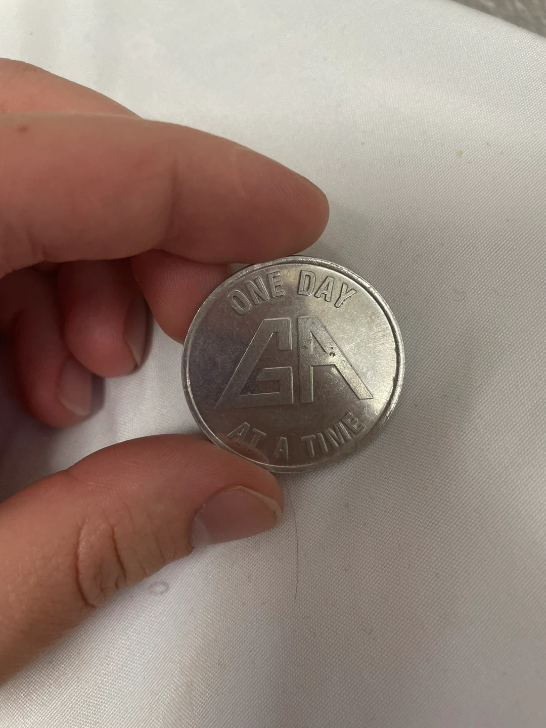 GA Serenity prayer coin
