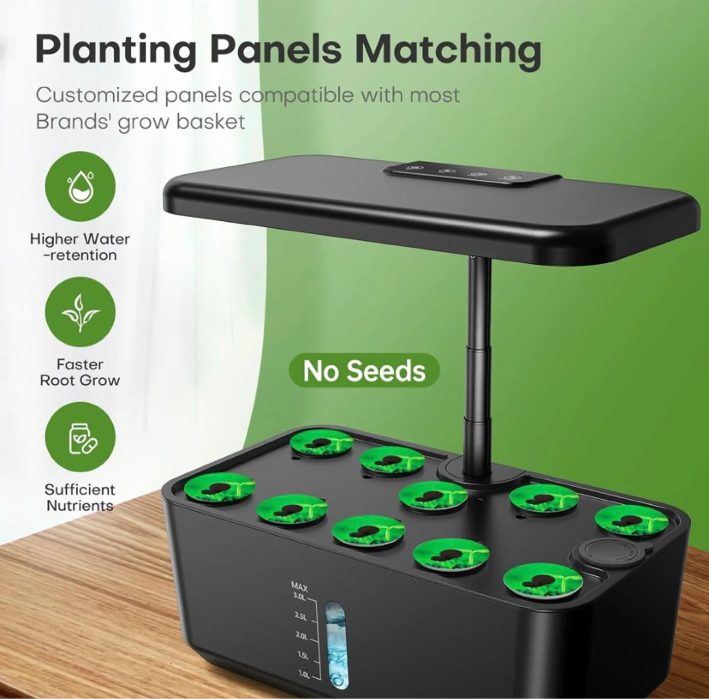 Brand New 10 Pods Indoor Garden Hydroponic Growing System - photo 3