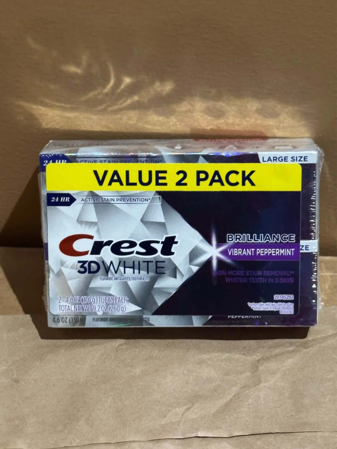 Crest 3D White Brilliance Vibrant Peppermint Toothpaste