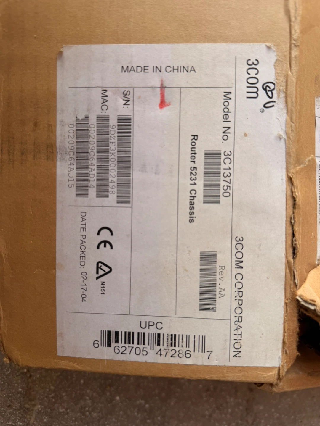 3Com Router 5231 Chassis - photo 2