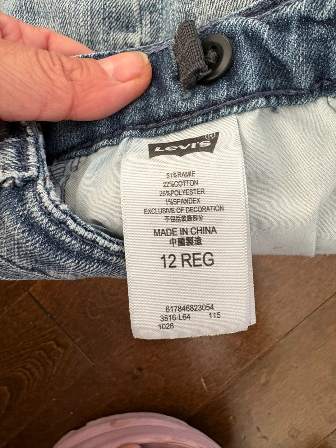 Levi's Girls' Denim Shorts Size 12 Reg - photo 4