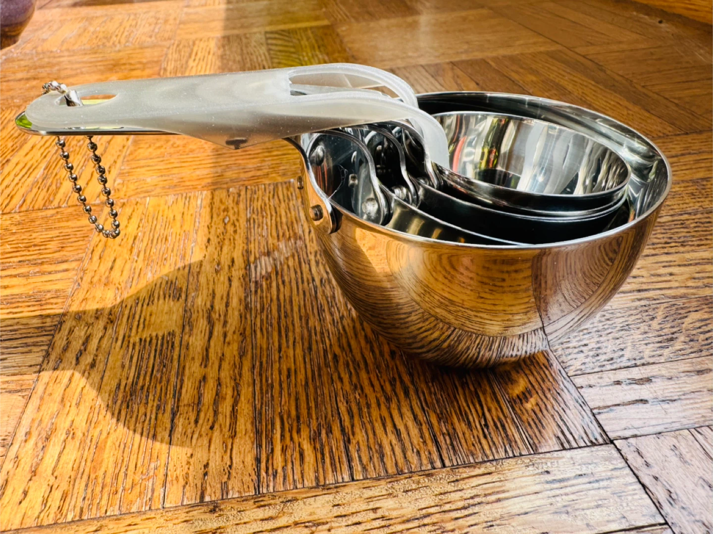 KitchenAid Stainless Steel Measuring Cups Set - Brand New - photo 3