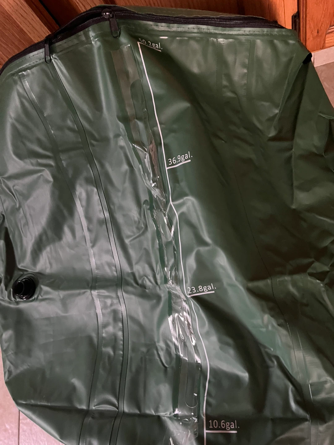 Green Collapsible rain Water Tank