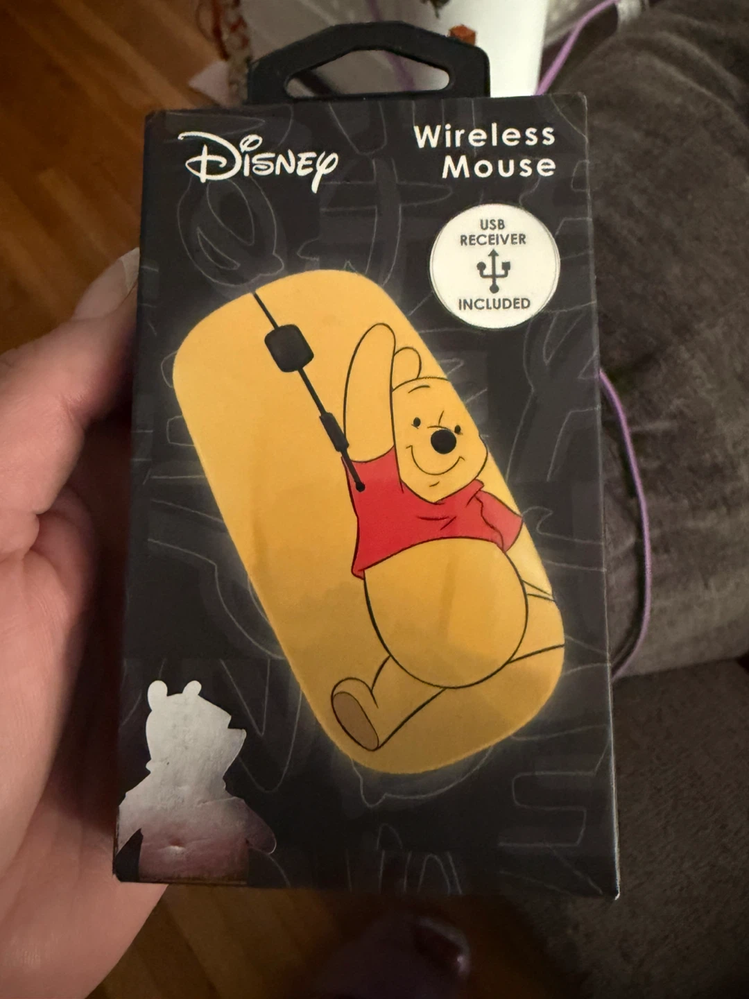 Disney Winnie the Pooh Wireless Mouse with USB Receiver