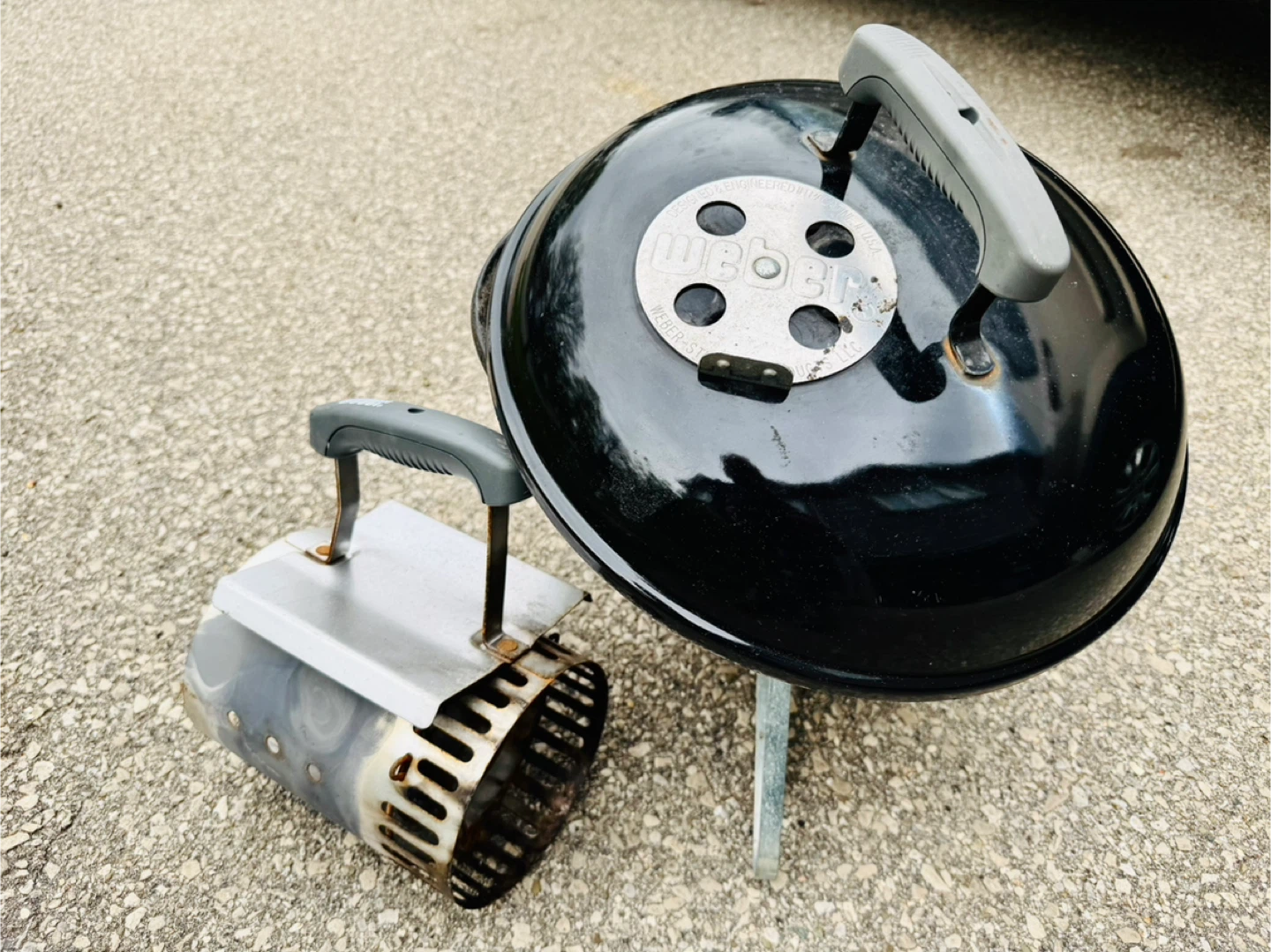 Weber portable Smokey Joe and Charcoal Chimney Starter - photo 2
