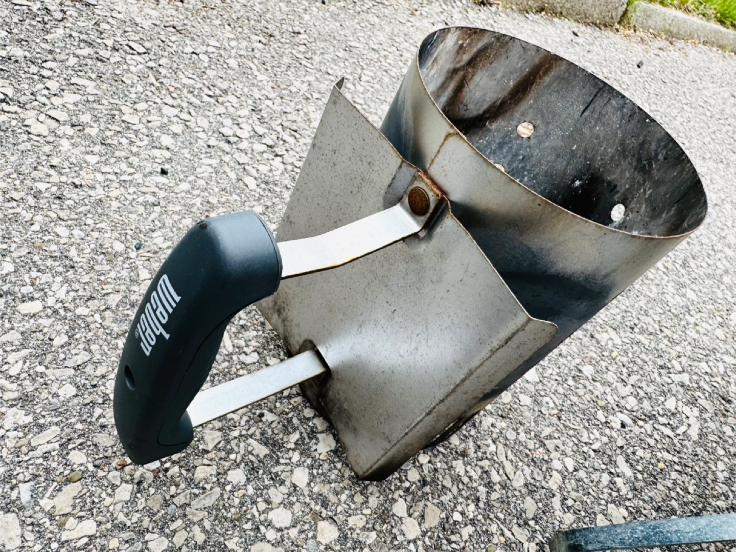 Weber portable Smokey Joe and Charcoal Chimney Starter - photo 4