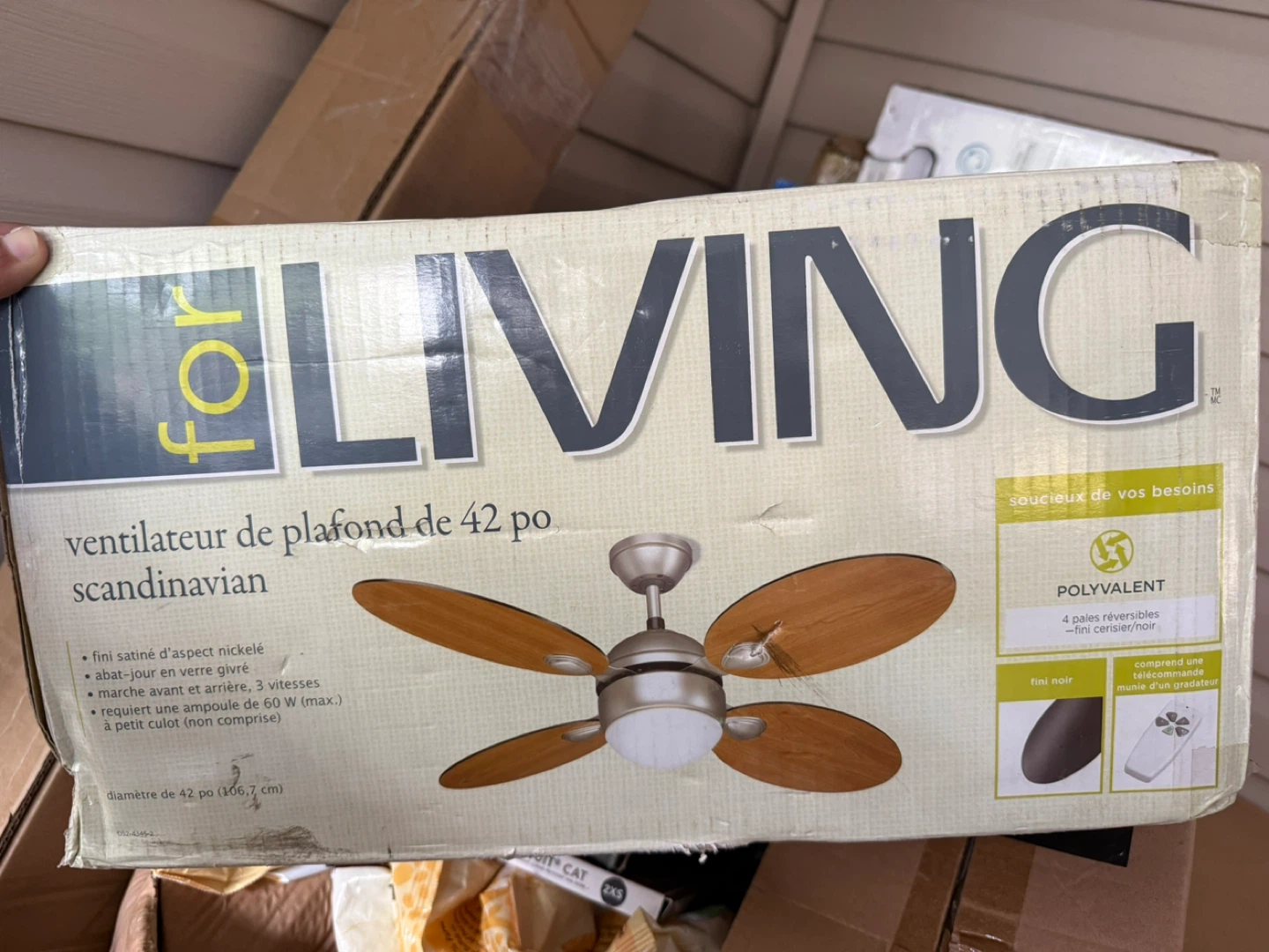 For Living 42" Scandinavian Ceiling Fan