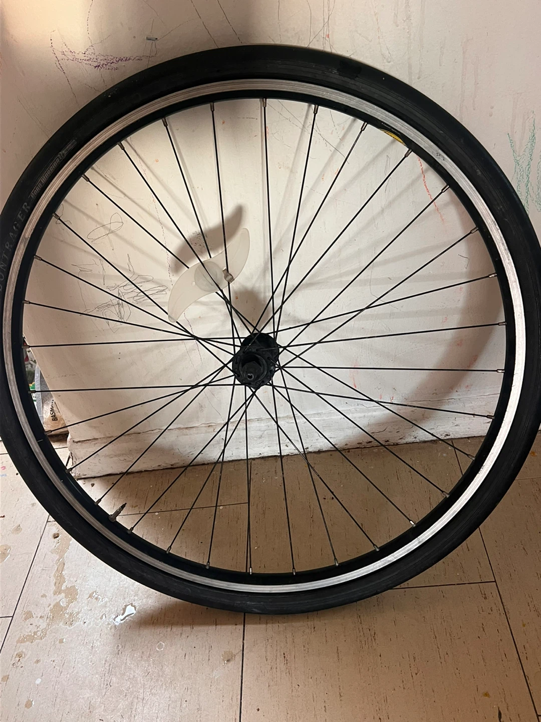 Mavic X139 Road Bike Wheel with Bontrager Tire