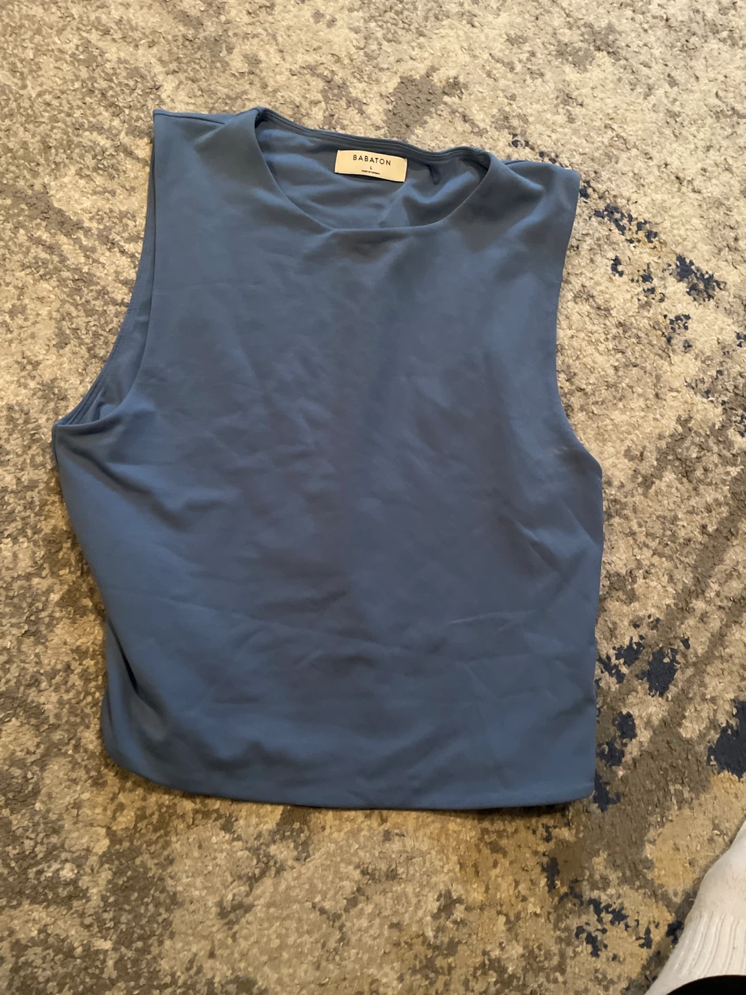 Babaton Blue Sleeveless Top
