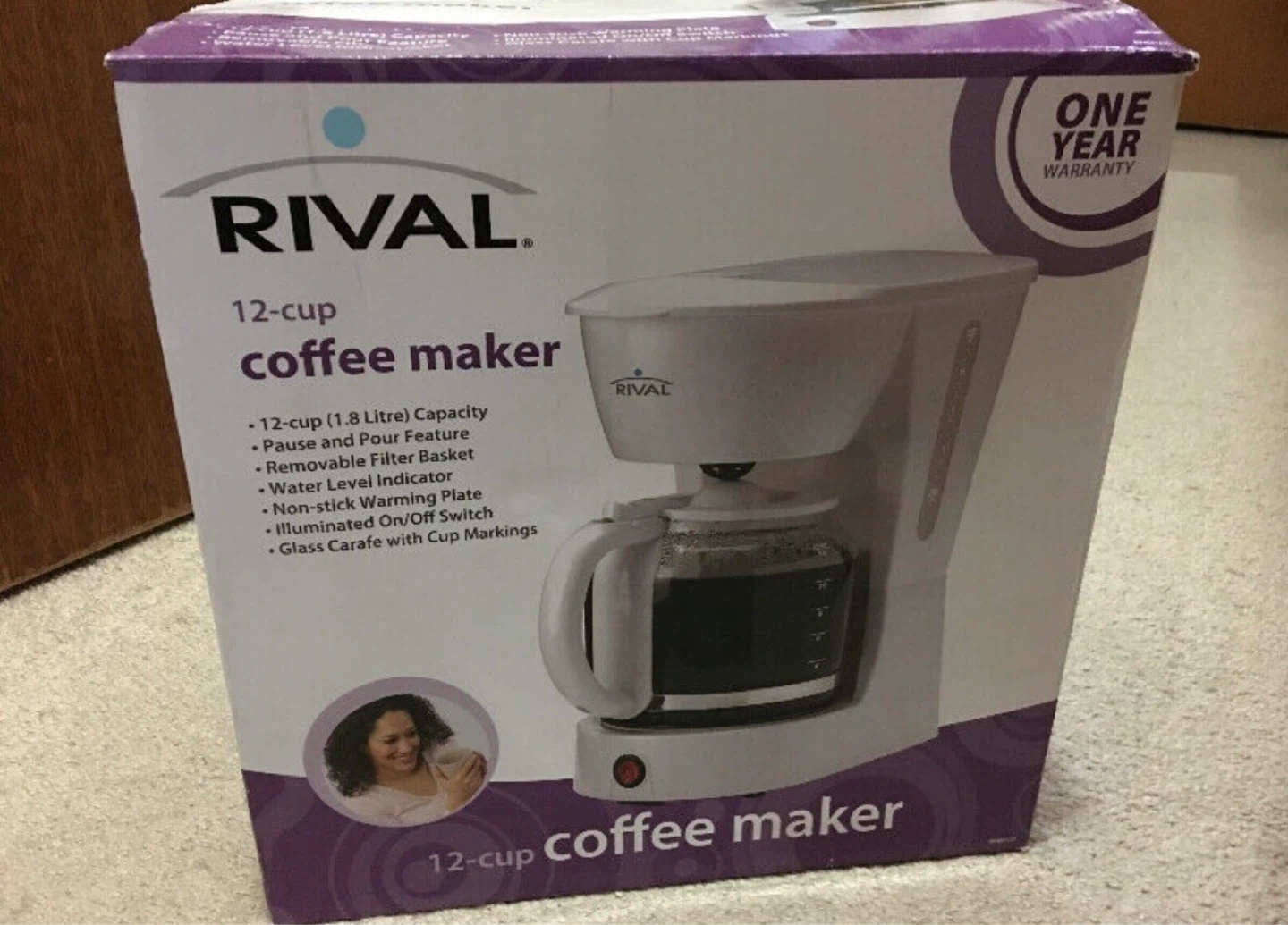 Rival 12-Cup Coffee Maker
