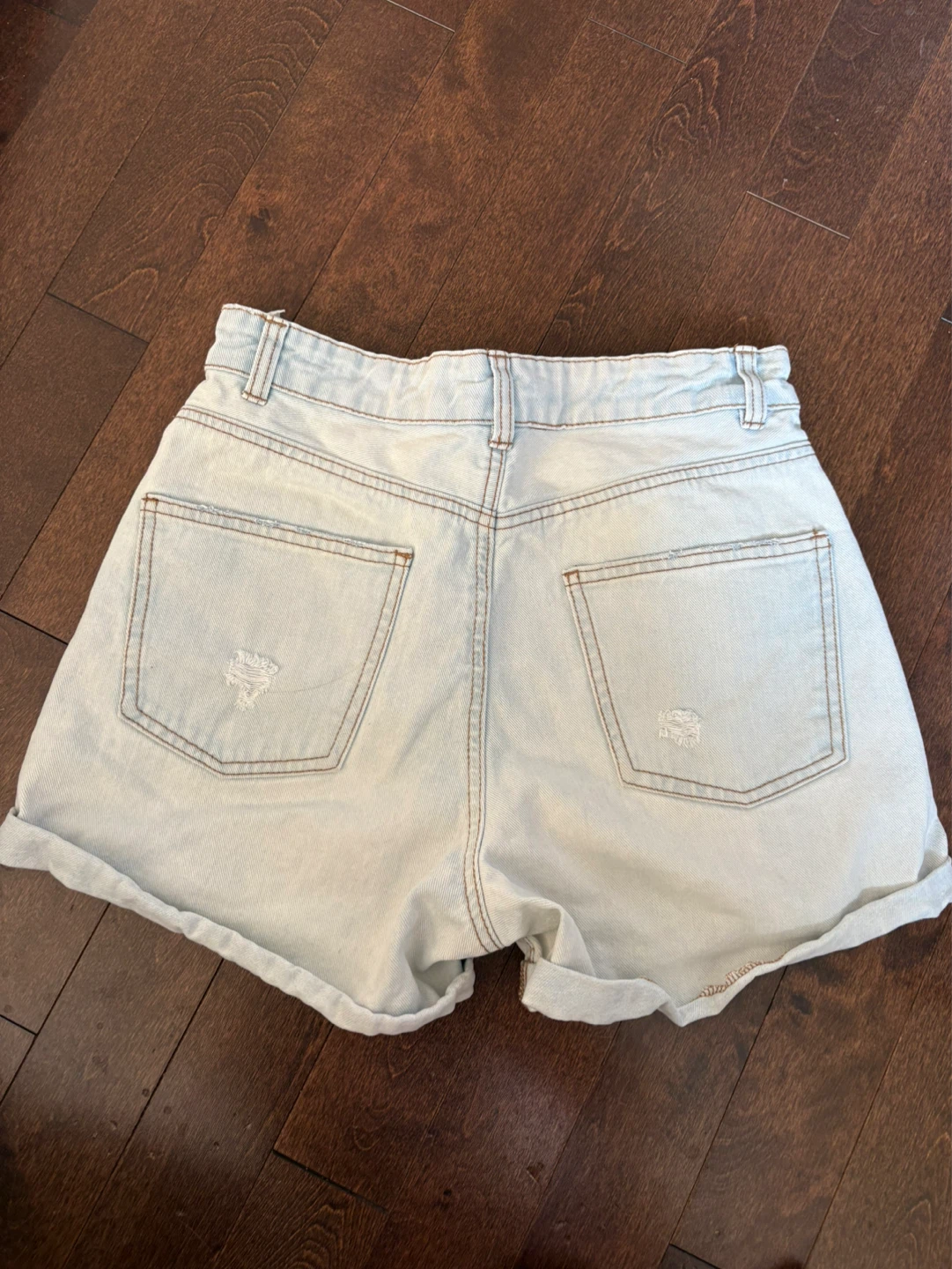 Refuge Vintage Distressed Denim Shorts - photo 3