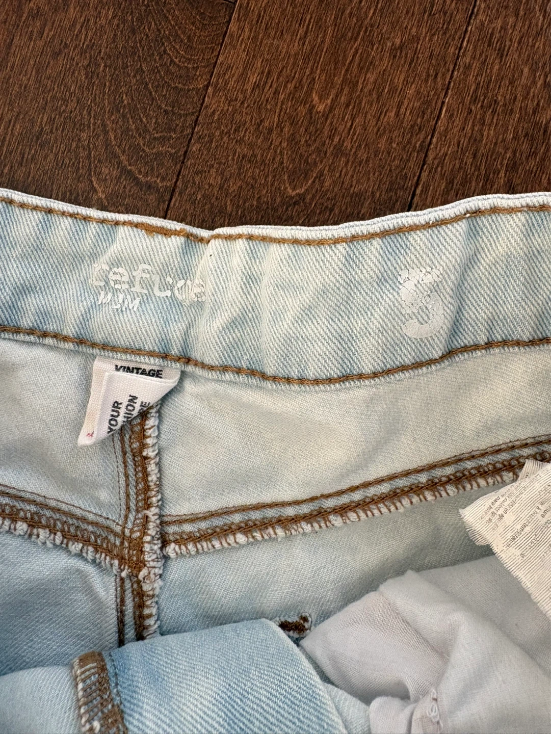 Refuge Vintage Distressed Denim Shorts - photo 2