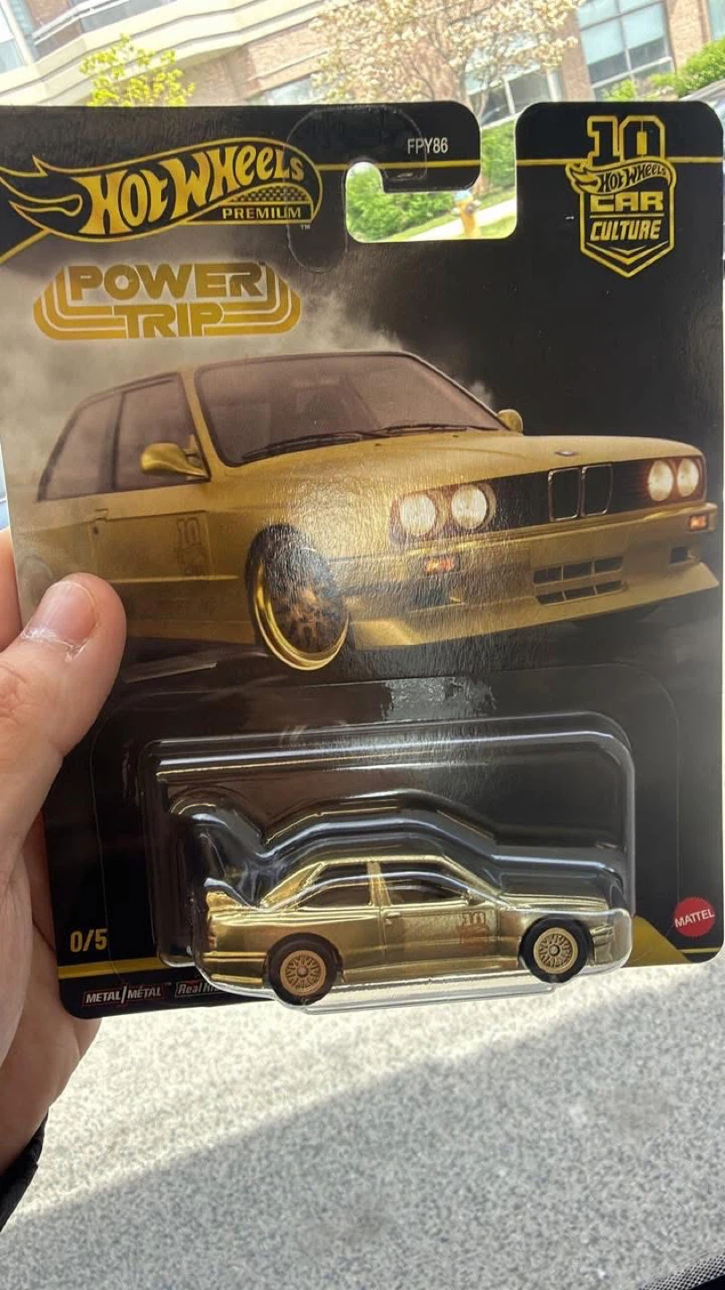 Hot Wheels Premium Car Culture Power Trip Gold BMW M3 Chase
