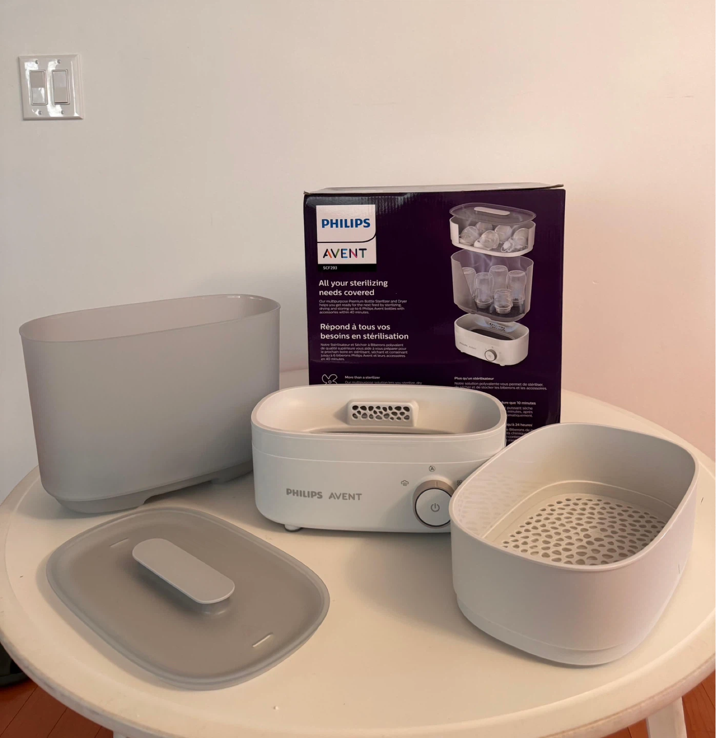 Philips Avent electric bottle sterilizer and dryer