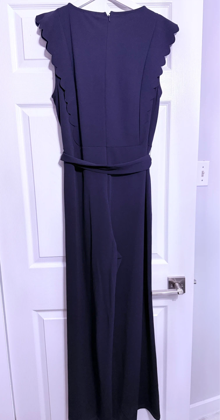 Isaac Mizrahi Navy Blue Wide Leg Jumpsuit - photo 4
