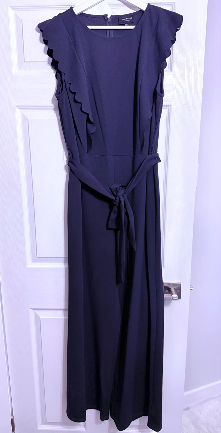 Isaac Mizrahi Navy Blue Wide Leg Jumpsuit - photo 3