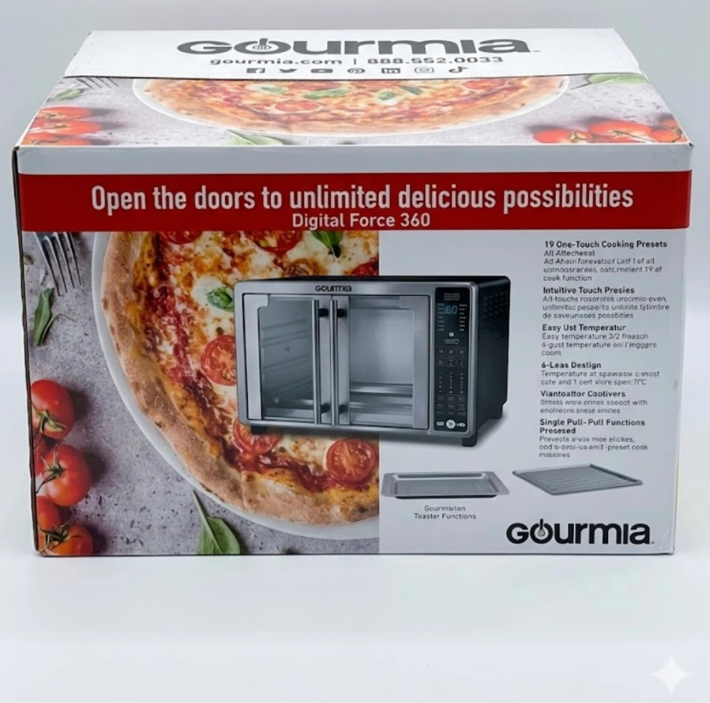 Gourmia Digital Force 360 Toaster Oven
