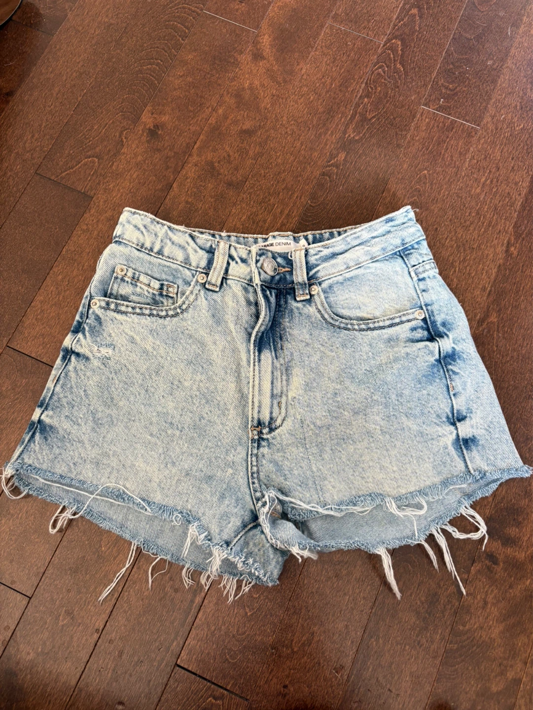 Garage Denim Mom Shorts