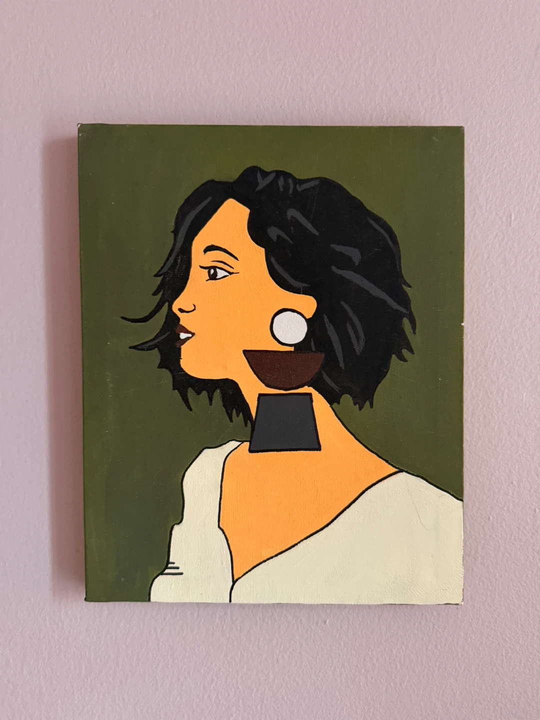 Abstract Portrait Painting
