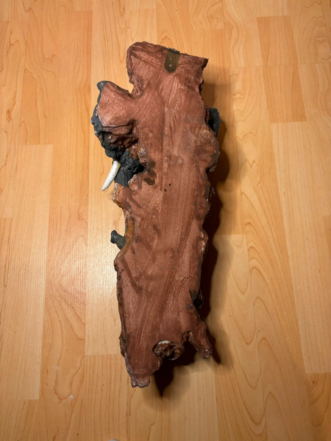 Rustic Elephant Wall Decor / Resin Sculpture - photo 2