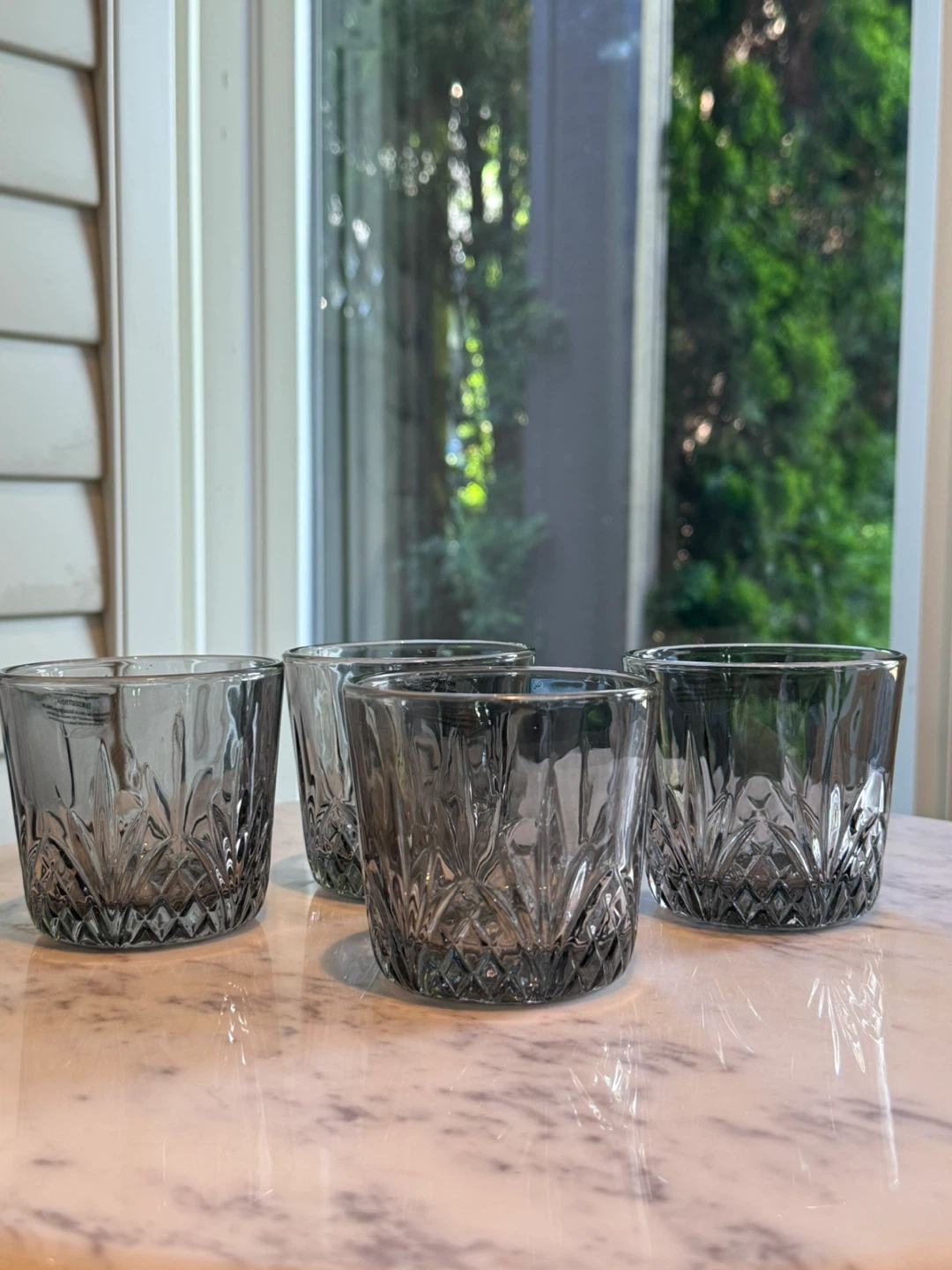 Godinger Dublin Smokey Glasses - Rare Colour