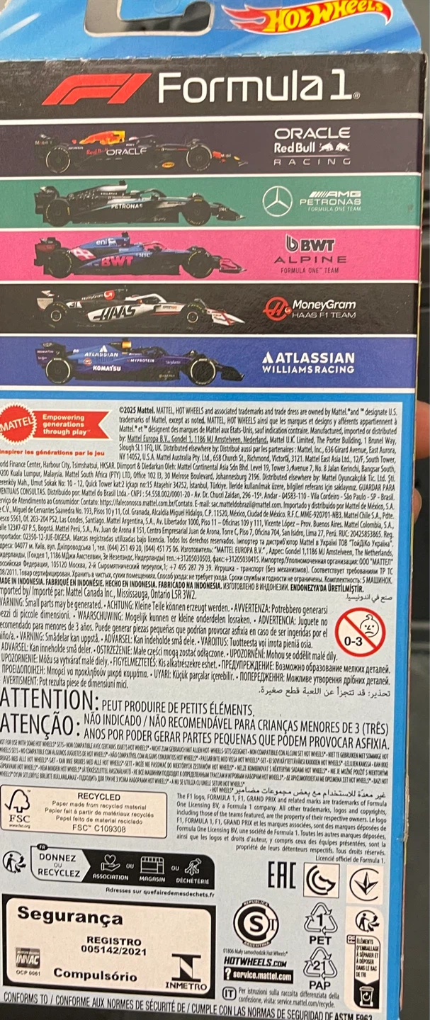 Hot Wheels Formula 1 5-Car Set - photo 2