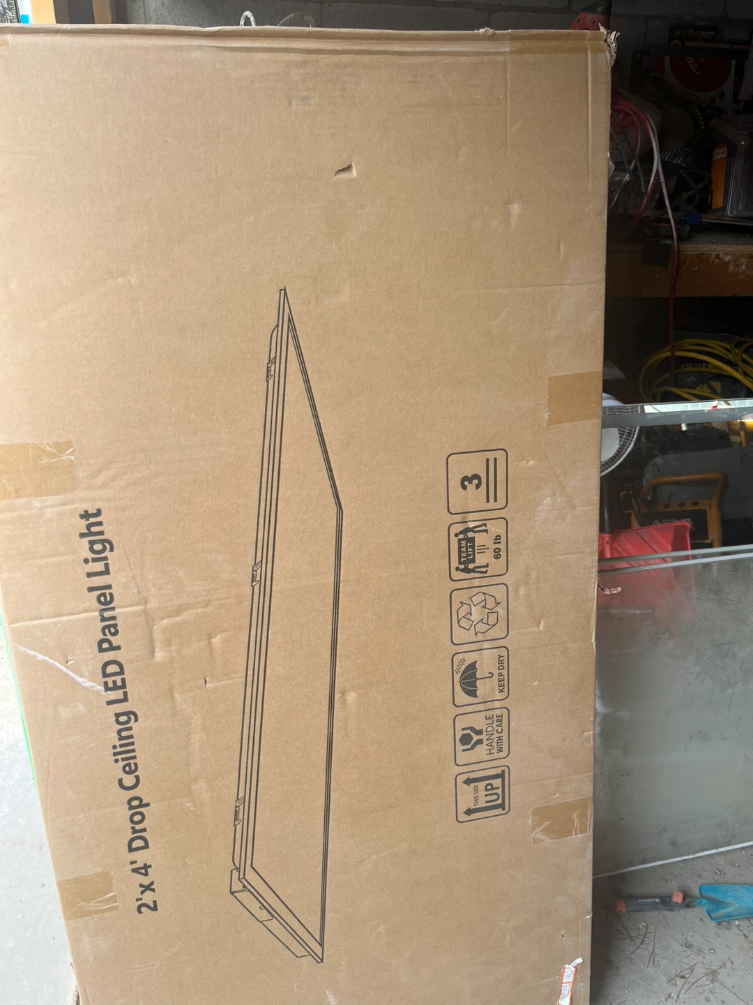 4 PACK Brand New 2x4 LED Flat Panel Lights.