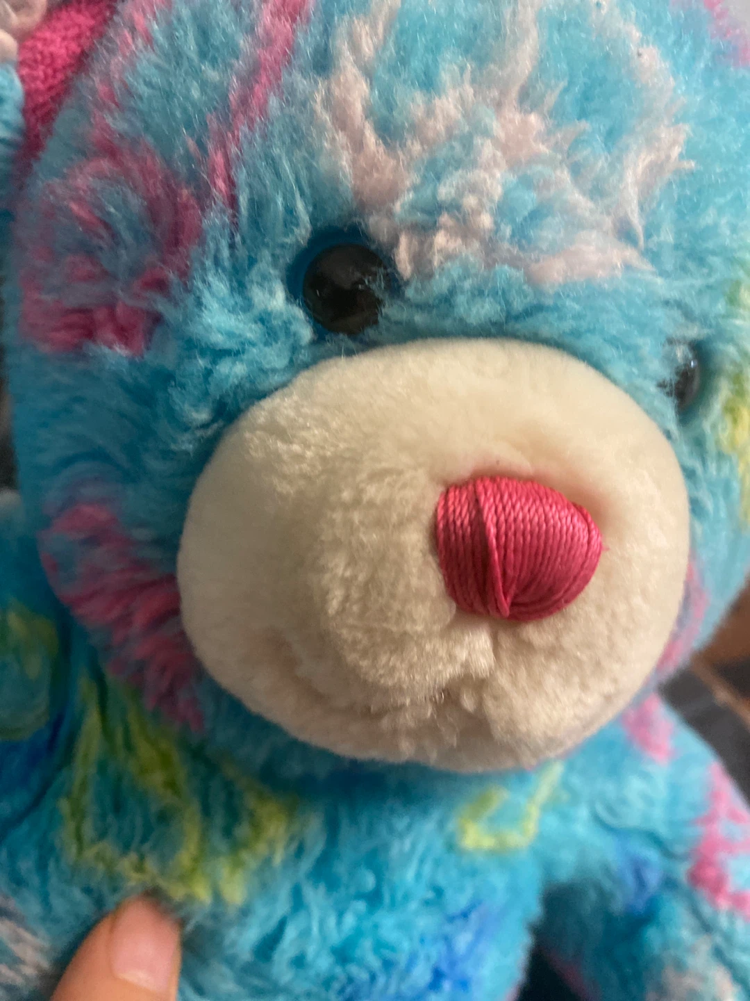 Blue Tie-Dye Teddy Bear Plush Toy - photo 3