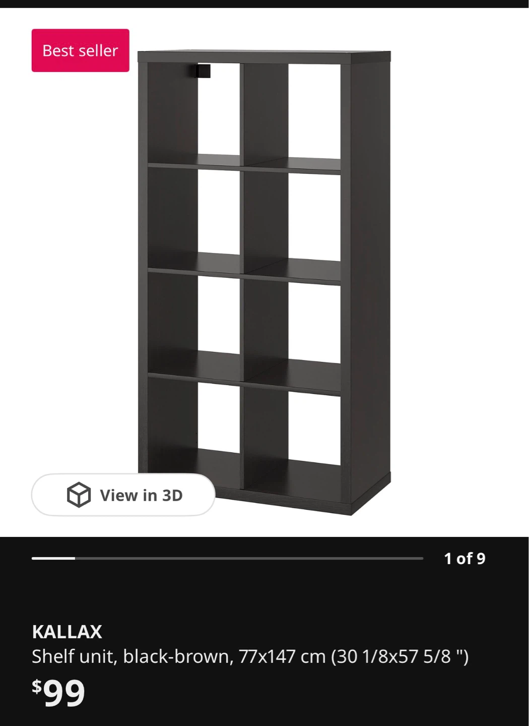 Ikea kallax bookcase - photo 5