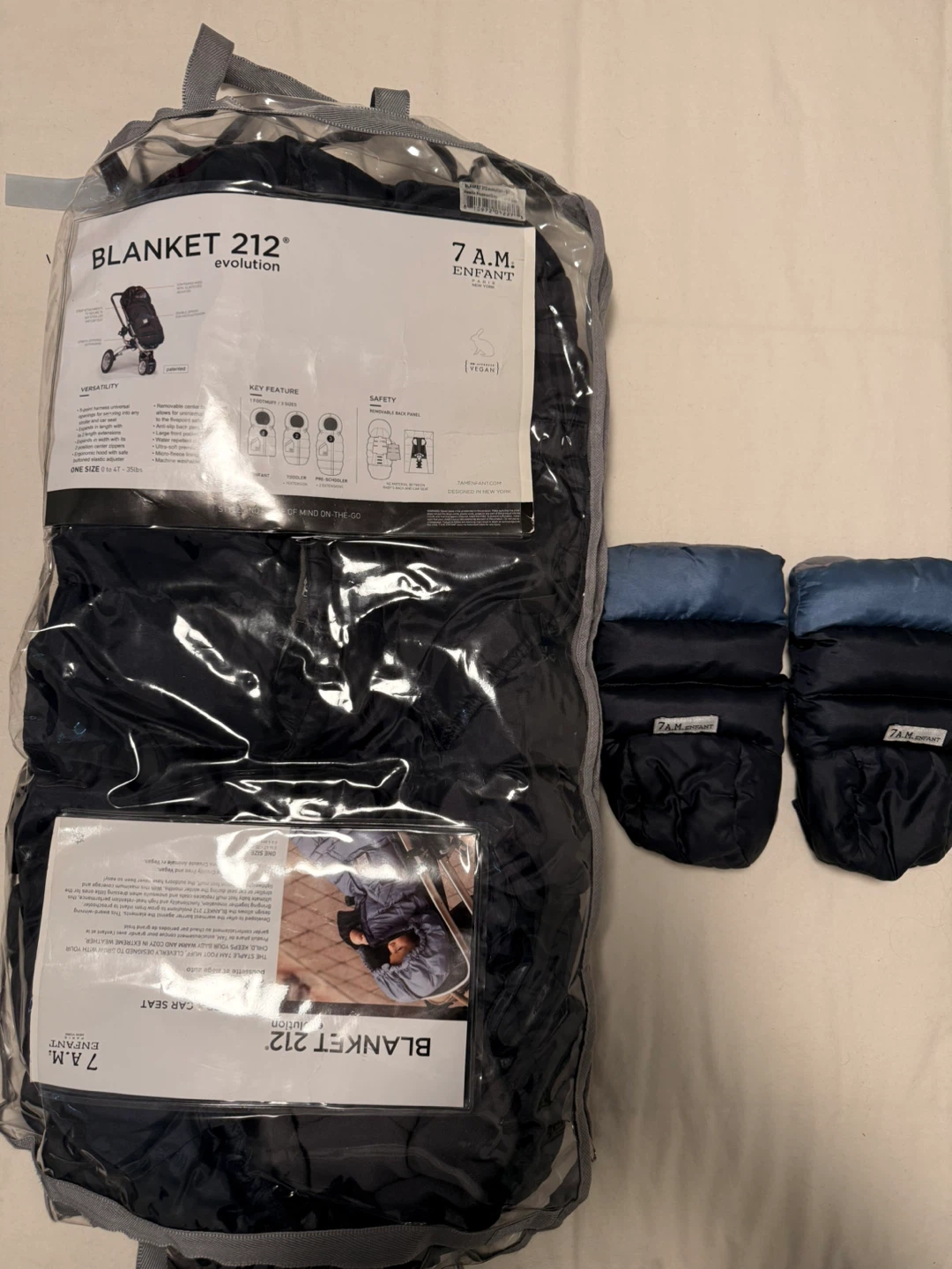 7 A.M. Enfant "Blanket 212 Evolution" Baby Bunting & Mittens Set - photo 2