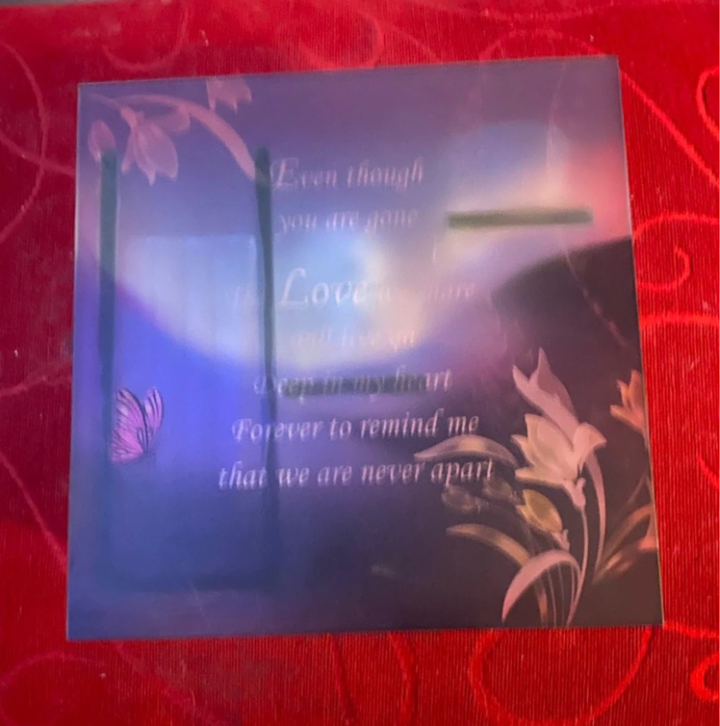 Beautiful Memorial Keepsake