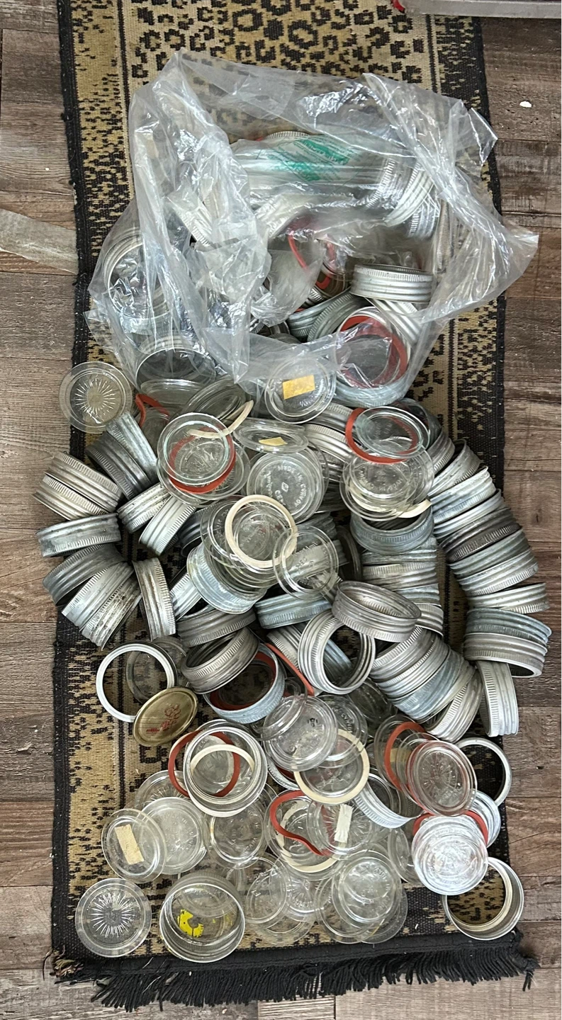 Mason Jar Lids and Rings - Bulk Lot