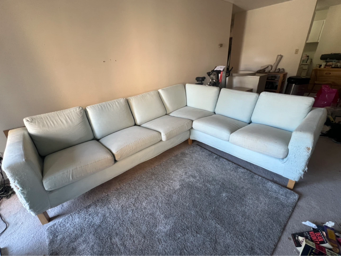 Sectional Sofa - Light Blue