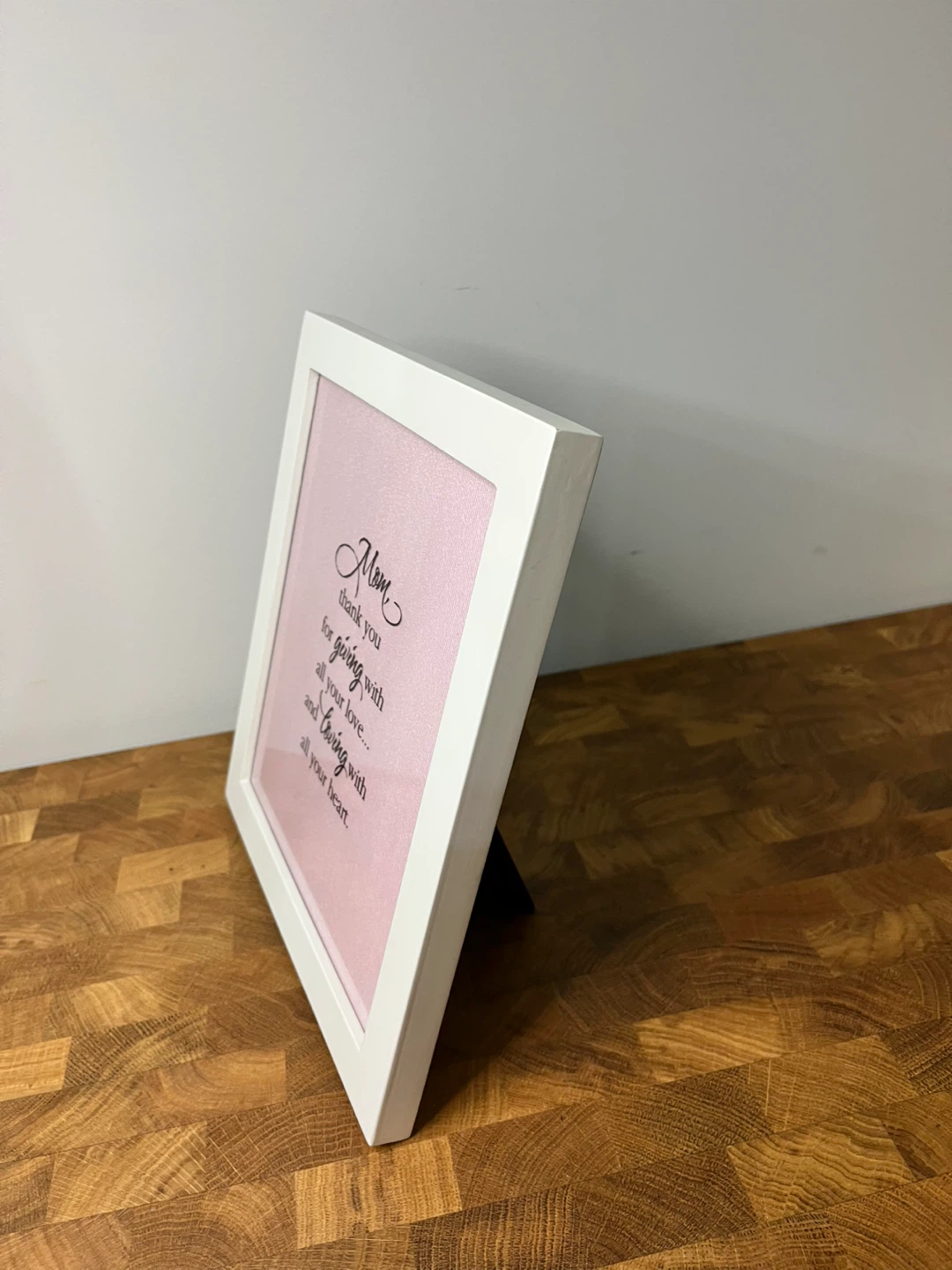 White / pink  "Mom" Decor Frame - photo 3