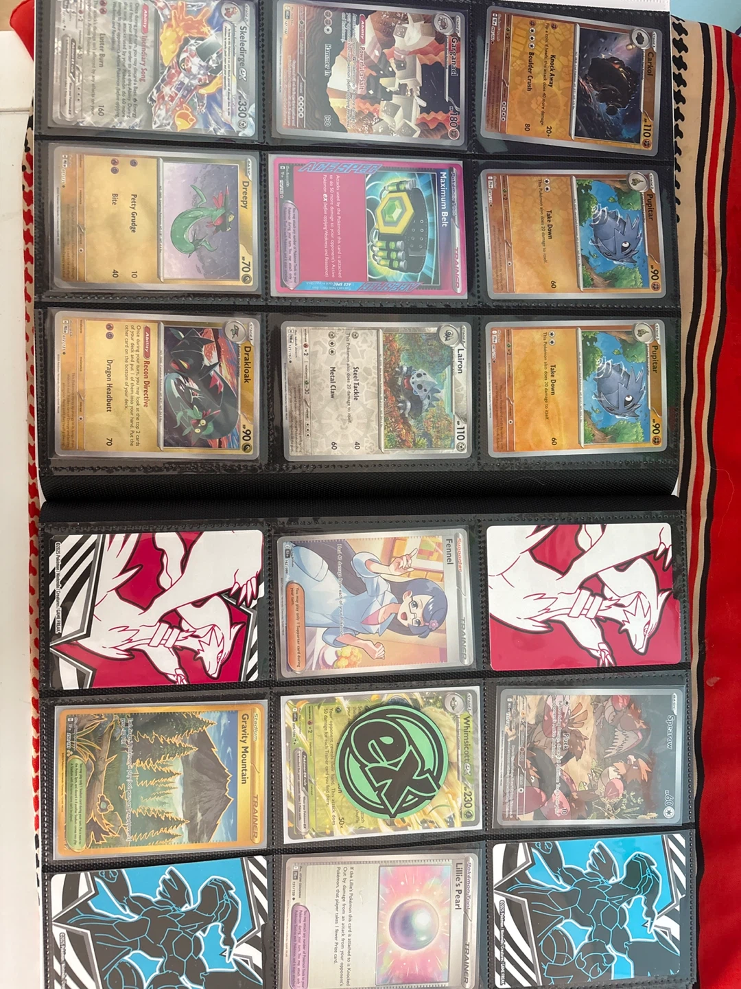 FLASH SALE Black Bolt Trading Card Binder + cards