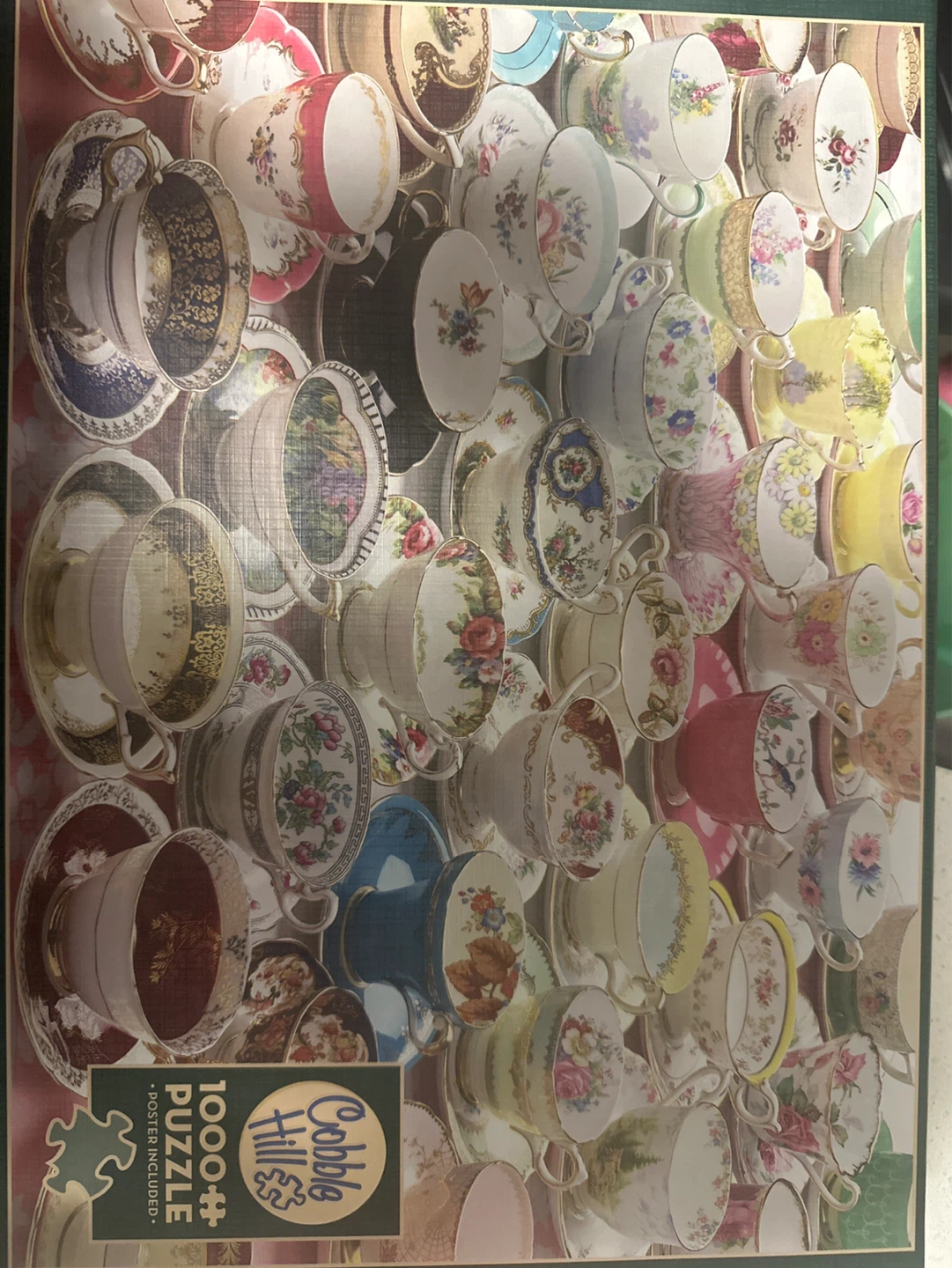 Cobble Hill 1000 Piece Puzzle - Tea Cups