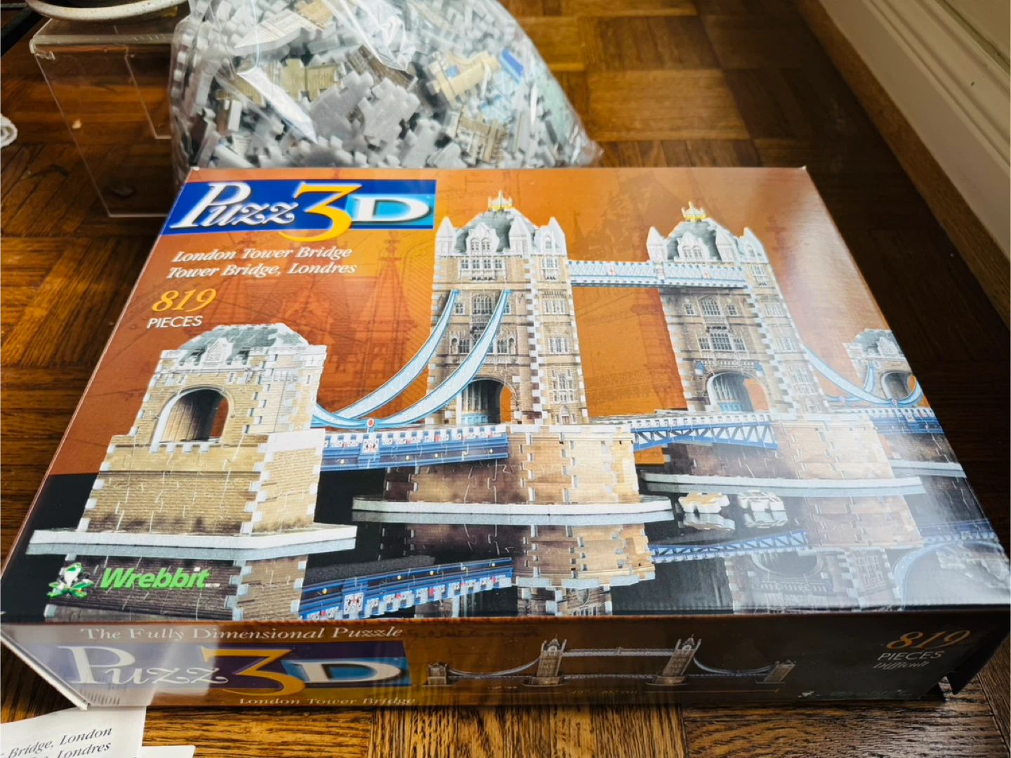 Wrebbit 3D Puzzle - London Tower Bridge, 819 Pieces