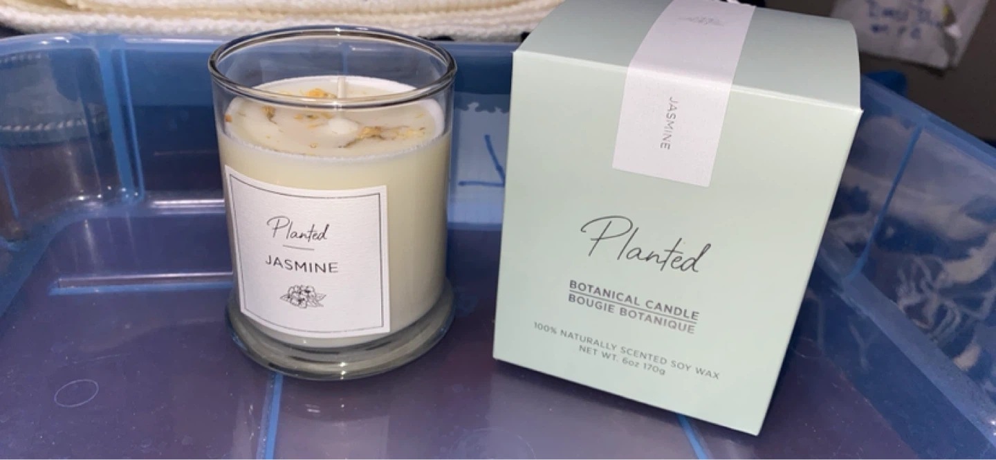 Planted Jasmine Botanical Candle - photo 3