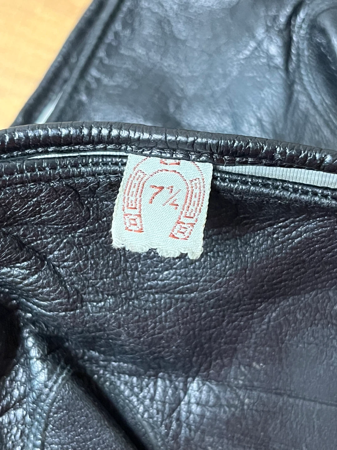 Laimböck Black Leather Gloves Size 7 1/4 - photo 4