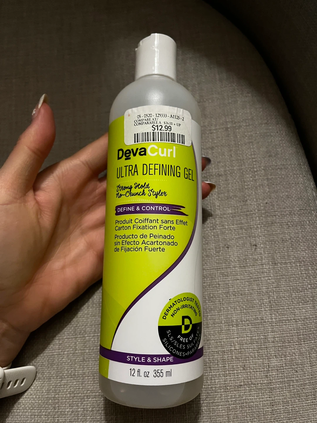 DevaCurl Ultra Defining Gel Hair Styler 12 fl oz