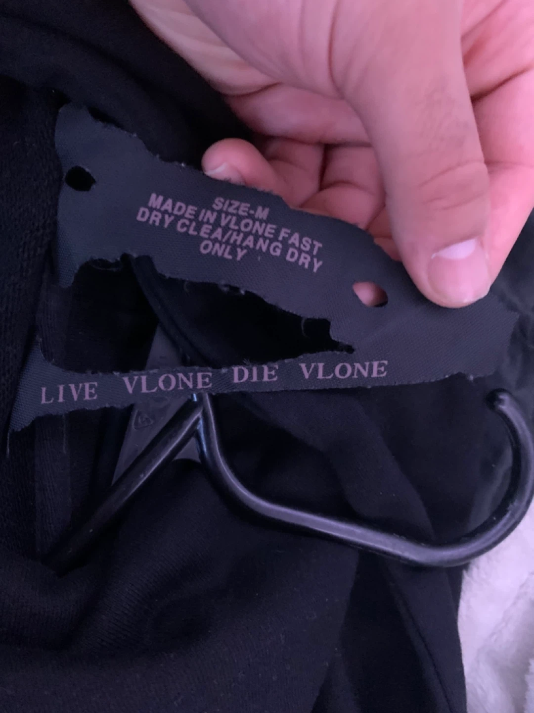 VLONE x Palm Angels Black Hoodie - photo 3